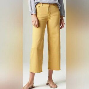 NWT J. Jill Mustard Yellow Denim Pants, size 10 Petite